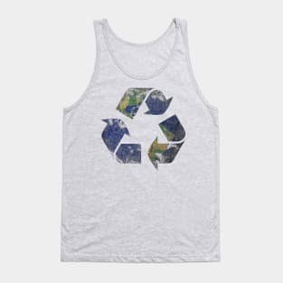 Planet Earth Day Recycle Reduce Reuse for Earth Lover Gifts Tank Top